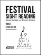 Festival Sight Reading: Voice Vocal Solo & Collections sheet music cover